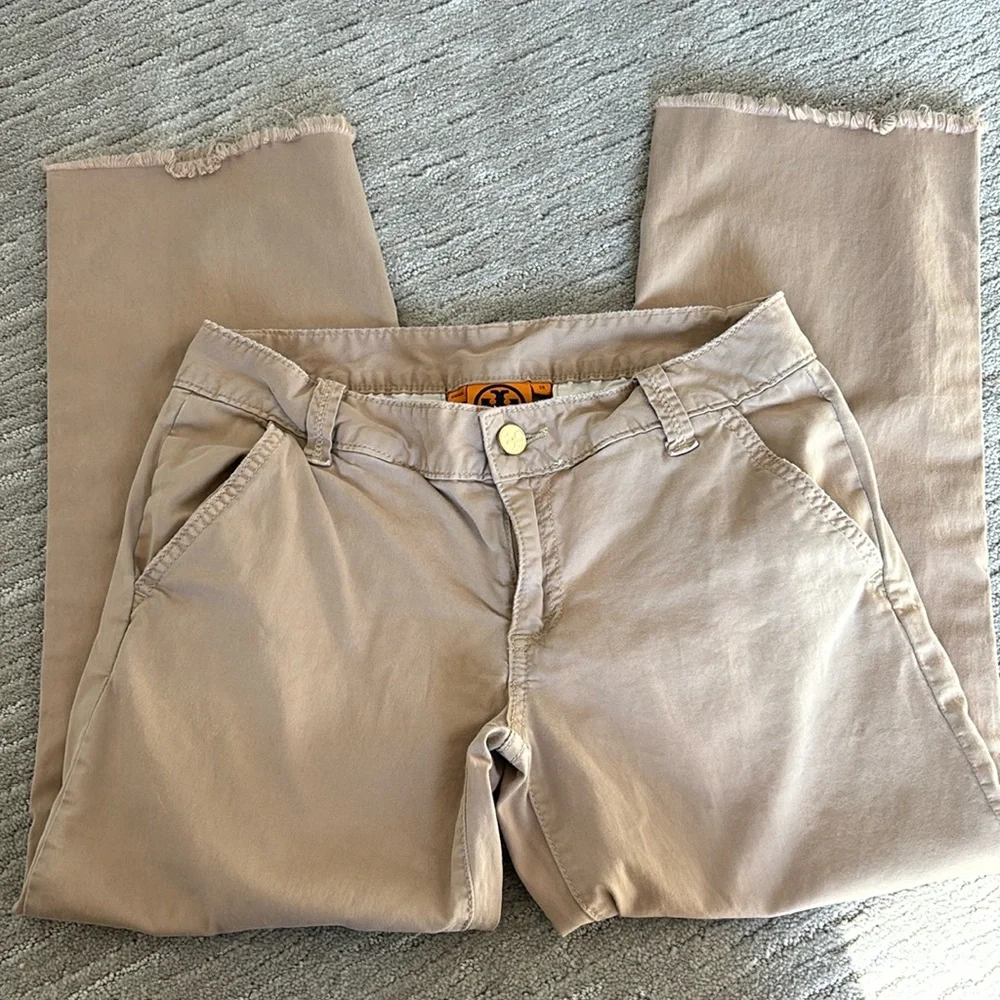 Tory Burch crop chino size 26 - Picture 1 of 7
